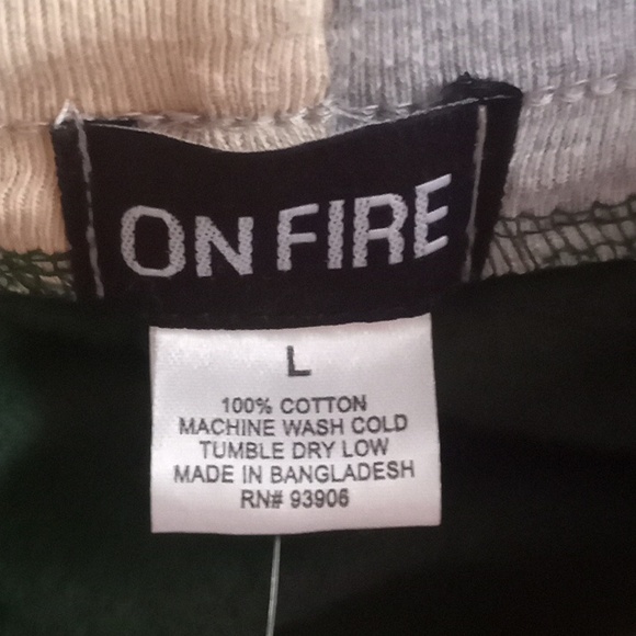 On Fire Color Block Sweatpants - Picture 5 of 5